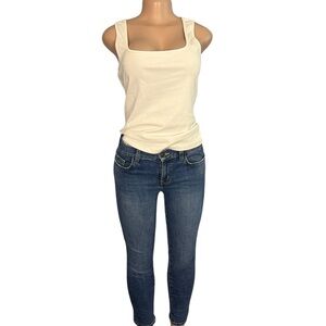 Current Elliot Skinny Jeans Medium Wash